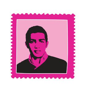 Postage stamp artwork, created for the Letter Writing Marathon 2011, original image ID: 131133. A vector graphic version of this image file is attached below as an Item. Jabbar Savalan was arrested after organizing a protest on a social networking website Facebook 2010, Azerbaijan.
